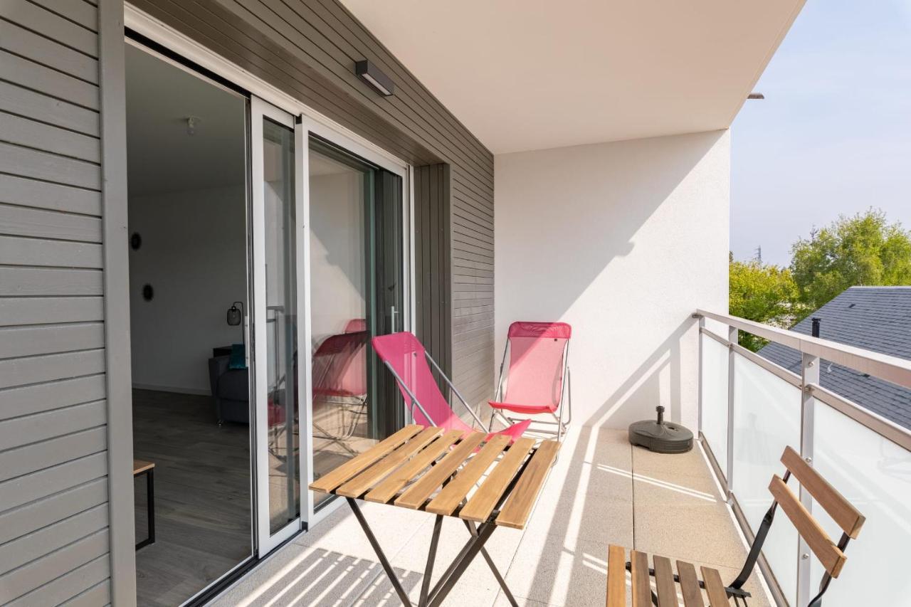 L'ÉCUME - Studio moderne avec grand balcon et place de parking Apartamento Dinard Exterior foto